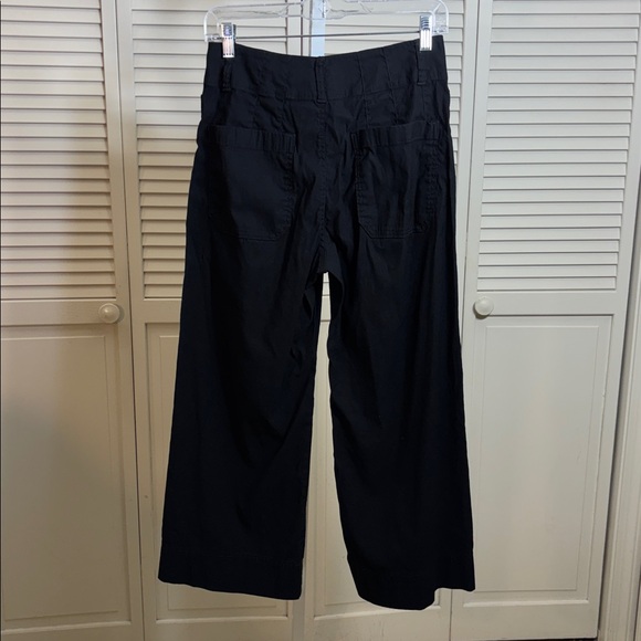 Anthropologie Maeve Colette Magic Fabric Crop Wide-Leg Pants Size 27 Petite - Picture 7 of 13